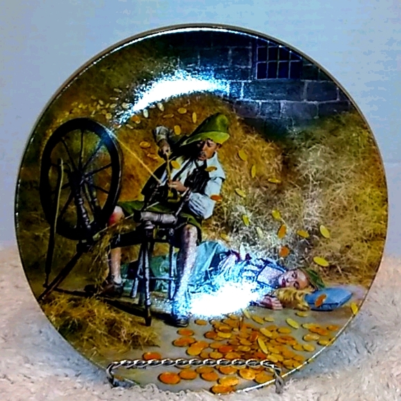 Vintage Rumpelstiltskin collectors plate. - Picture 1 of 4